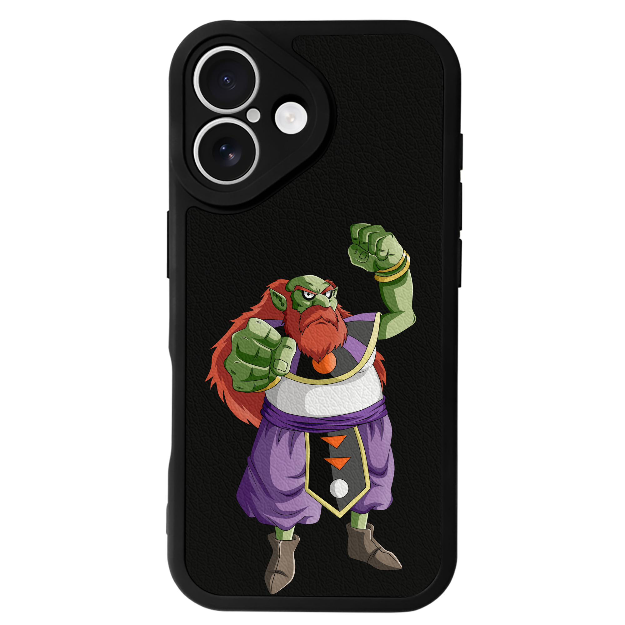 （画像用） ドラゴンボール DRAGON BALL 【iPhone 16シリーズ対応】シリコンスマホケース（レザー調） 材質：シリコン